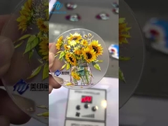 Profesjonalny drukarka typu 1440 DPI UV Inkjet Flatbed / Maszyna do druku typu UV Flatbed z przewodnikiem liniowym THK