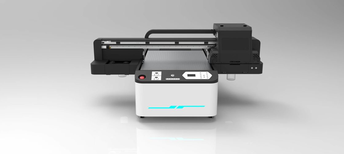 6 Prędkość przejścia CMYK UV Flatbed Printer z dużą pojemnością dla wielu materiałów