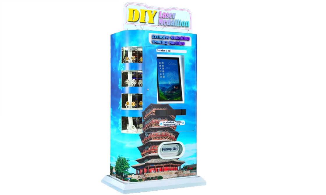 220V Multi-kolorowy Smart Vending Machine z 4G / WIFI / połączeniem przewodowym