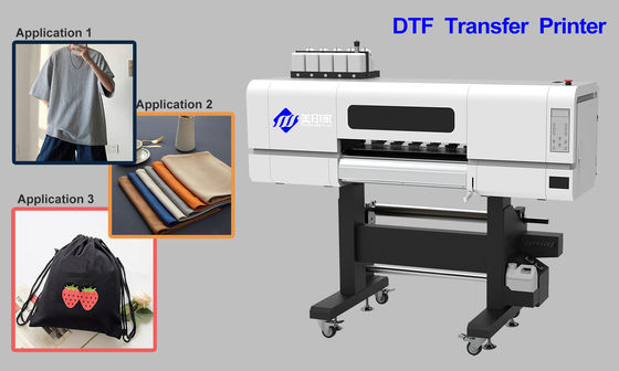 Drukarka DTF z foliową PET o pojemności 620 mm z głowicą drukarską EPSON-I3200 A1 o masie netto 200 kg